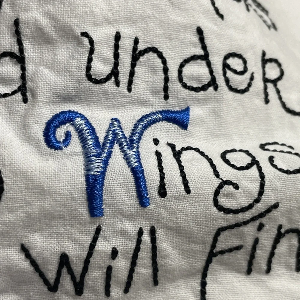 Embroidered‎ Cotton Tea Towel Psalm 
